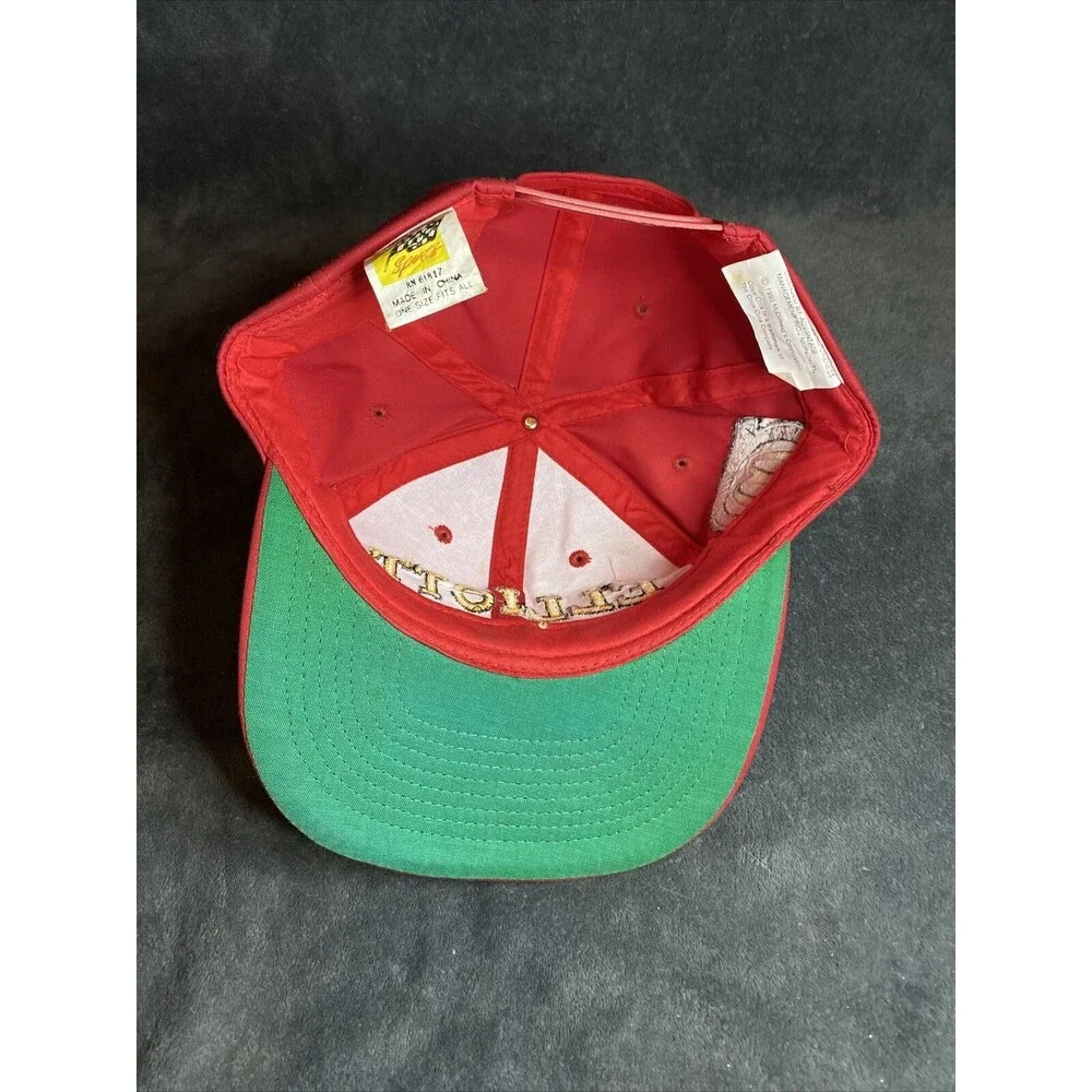 Vintage 90s McDonald's Racing Team Bill Elliot 94 Promo Snapback Hat Red 1995